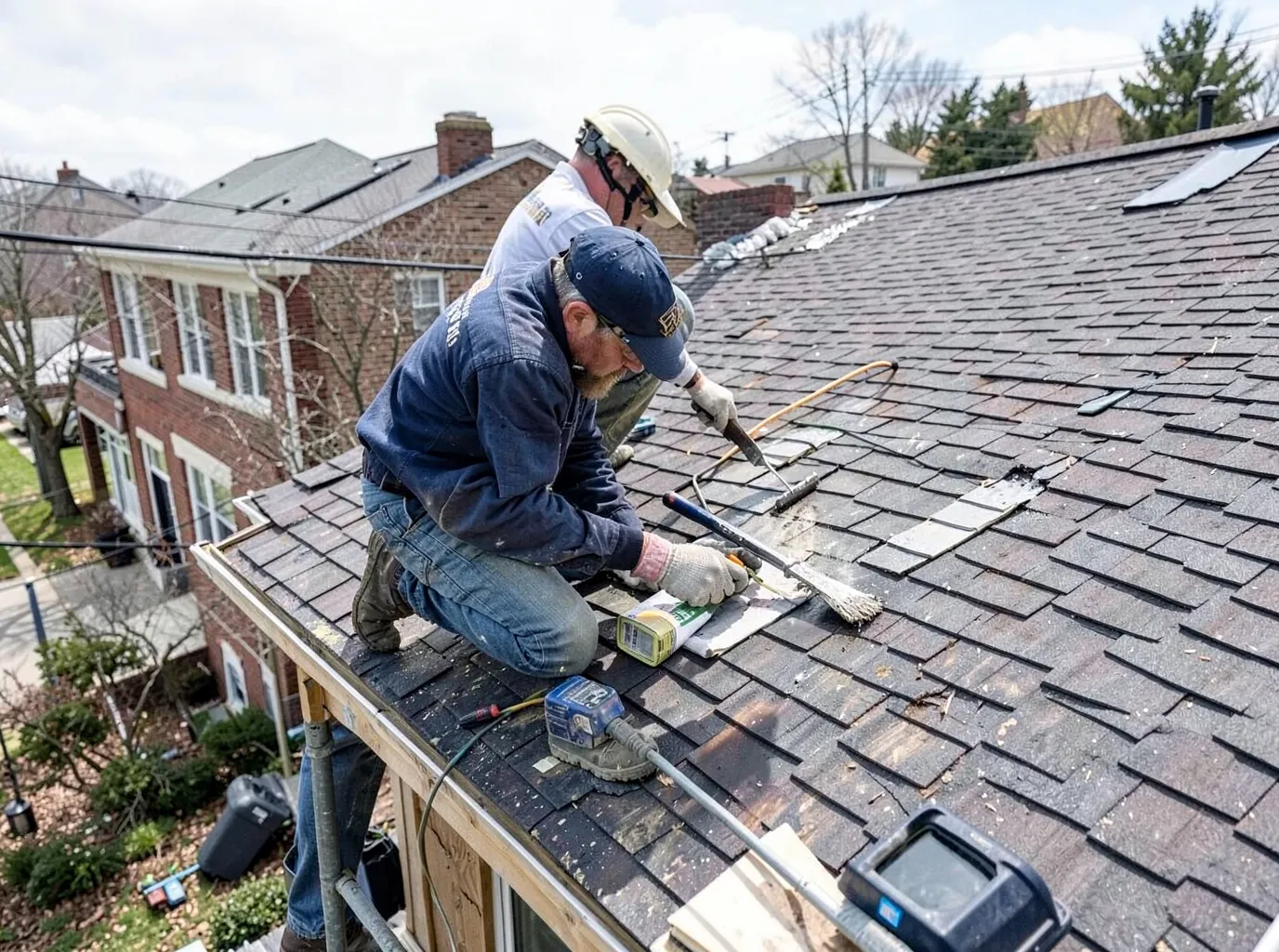 Wind Damage Roof Repair in Malden, MA